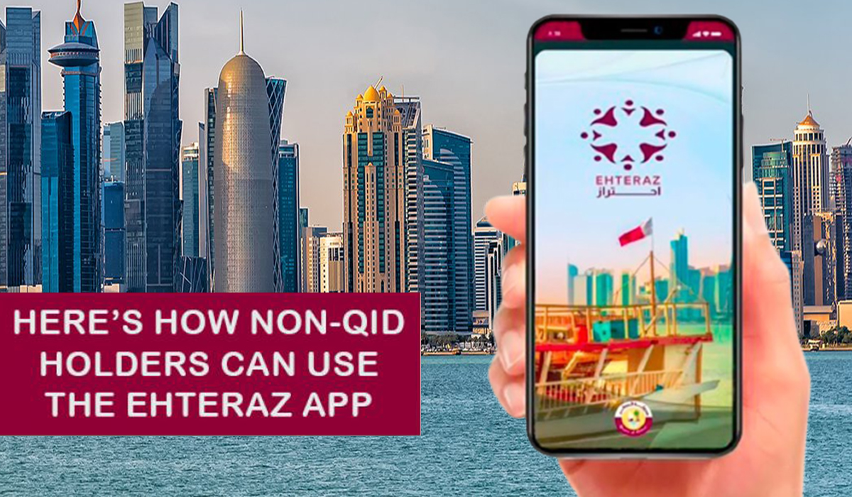 People without Qatari IDs can now use the EHTERAZ app. Here's how